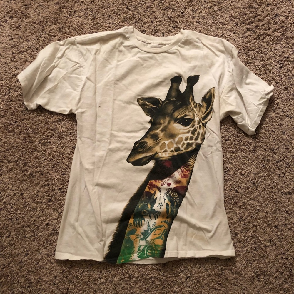 Distressed over sized Tee